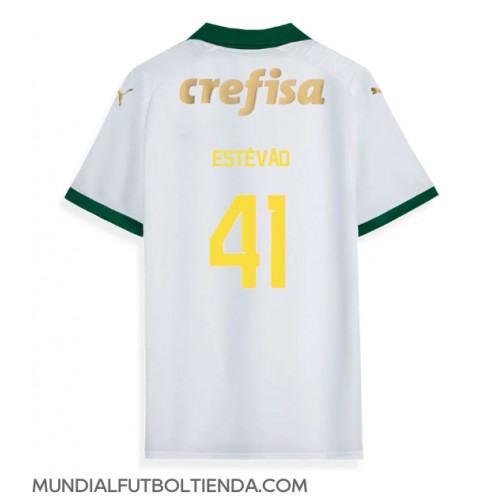Camiseta Palmeiras Estevao Willian #41 Segunda Equipación Replica 2024-25 mangas cortas